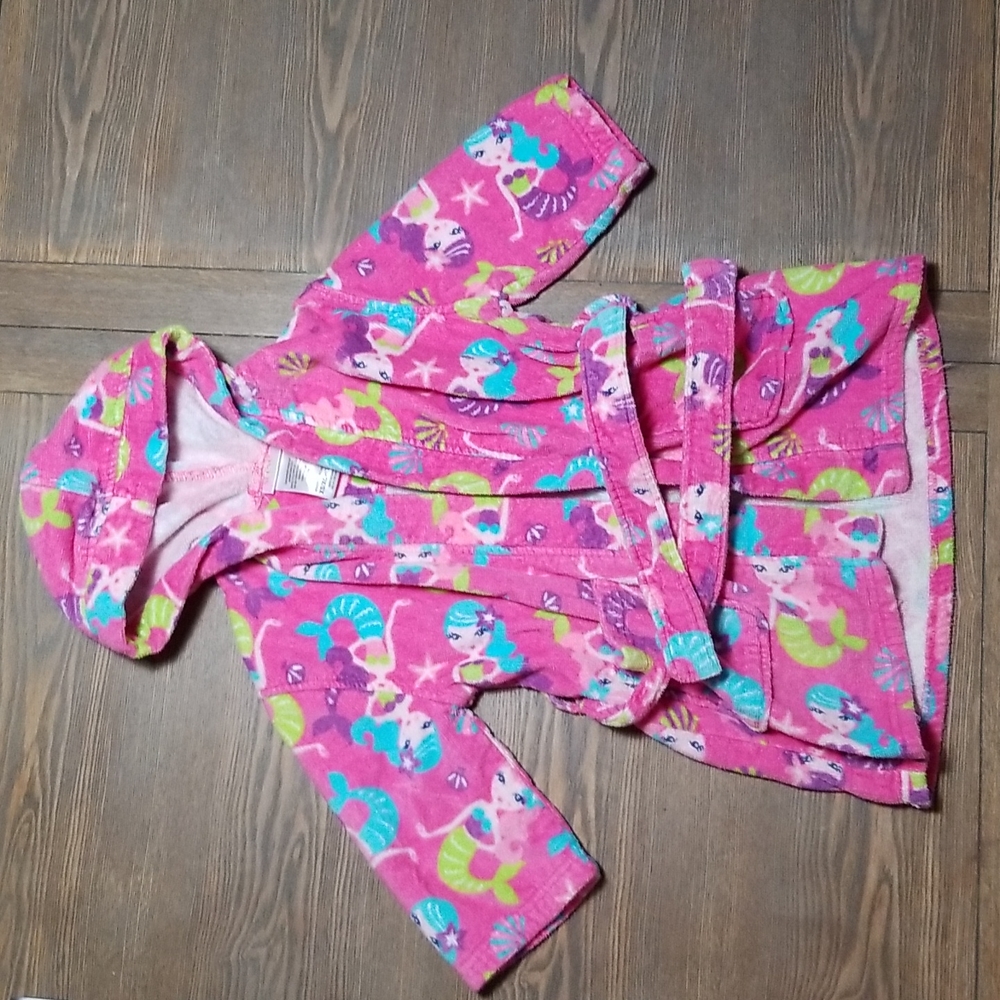 EUC mermaid swim robe size XS 4/5